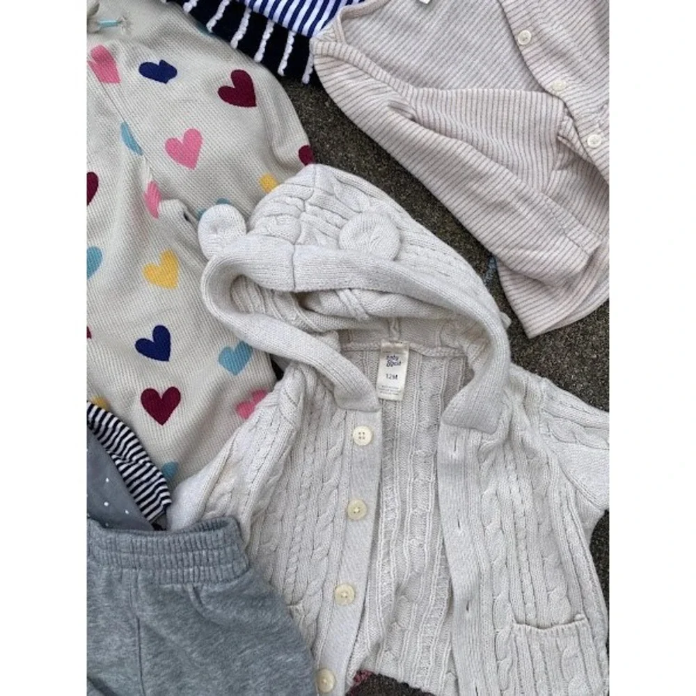 Baby Girl Clothes Lot‎ Nike Old Navy Gap Cardigans Leggings Sleeper 12M 18M - Picture 6 of 8